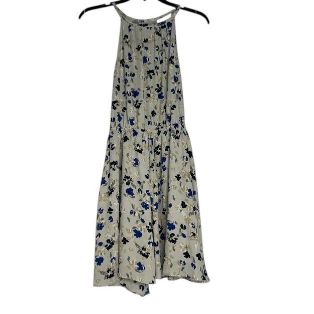 Banana Republic Floral - Elastic Waist Short Dress Pit To Pit 16.5 Length 30.5in